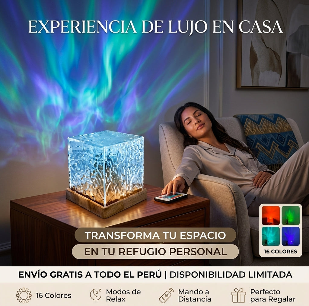 Lámpara Proyector Aurora Boreal